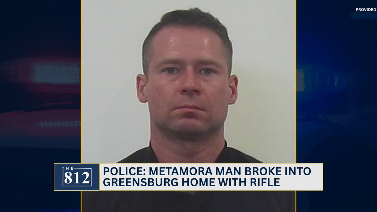 A Metamora man is accused of breaking into a Greensburg home with a gun, which led to a manhunt.

Read here: 812noww.com/post/police-me…