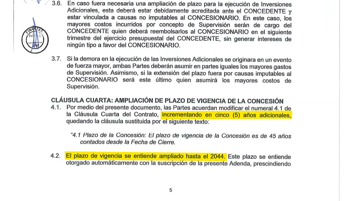 🔴Confirmado: Trenes de López Aliaga buscan beneficiar a su amigo y exsocio.

Empresario quiere ampliar la concesión del Ferrocarril del Centro hasta el año 2044 para acondicionar la vía por donde circularán los trenes del alcalde.