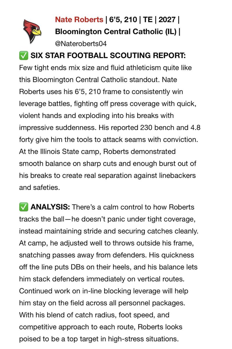 Thank you for the write up <a href="/sixstarfootball/">Six Star Football | PLUS+</a> 
<a href="/Coach_CJIrvin/">C.J. Irvin</a> <a href="/Coach_Etheridge/">Harold Etheridge</a> <a href="/CPHighland/">Coach Highland</a> <a href="/BrauchtKevin/">Kevin Braucht</a> <a href="/CCHSsaintsFB/">CCHS Football</a> <a href="/AdelmanCharlie/">Charlie Adelman</a> <a href="/Mattneff70/">Mattneff</a> <a href="/zappio_51/">Zachary Appio</a> <a href="/PrepRedzoneIL/">Prep Redzone Illinois</a>