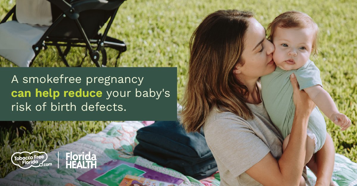 #DYK Smoking during pregnancy increases the risk of birth defects, like cleft lip, affecting how a baby eats and potentially requiring surgery. If you're looking to quit, visit TobaccoFreeFlorida.com/QuitYourWay.