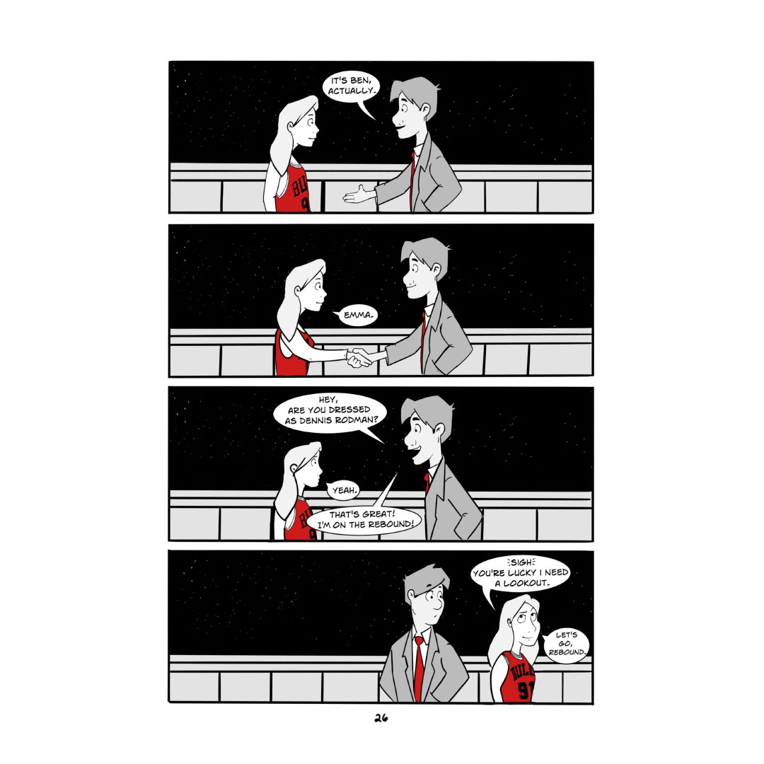 🚨 3 DAYS LEFT!
 TimeWise is 67% funded! To celebrate, we’re sharing a 3-PAGE PREVIEW of Kevin Krull’s sci-fi romcom, 3 years in the making!
Time is slipping… 3️⃣…2️⃣…1️⃣
 Back it now 👉 bit.ly/Timewisecomic
#Kickstarter #IndieComics #TimeWiseComic #SciFiRomCom