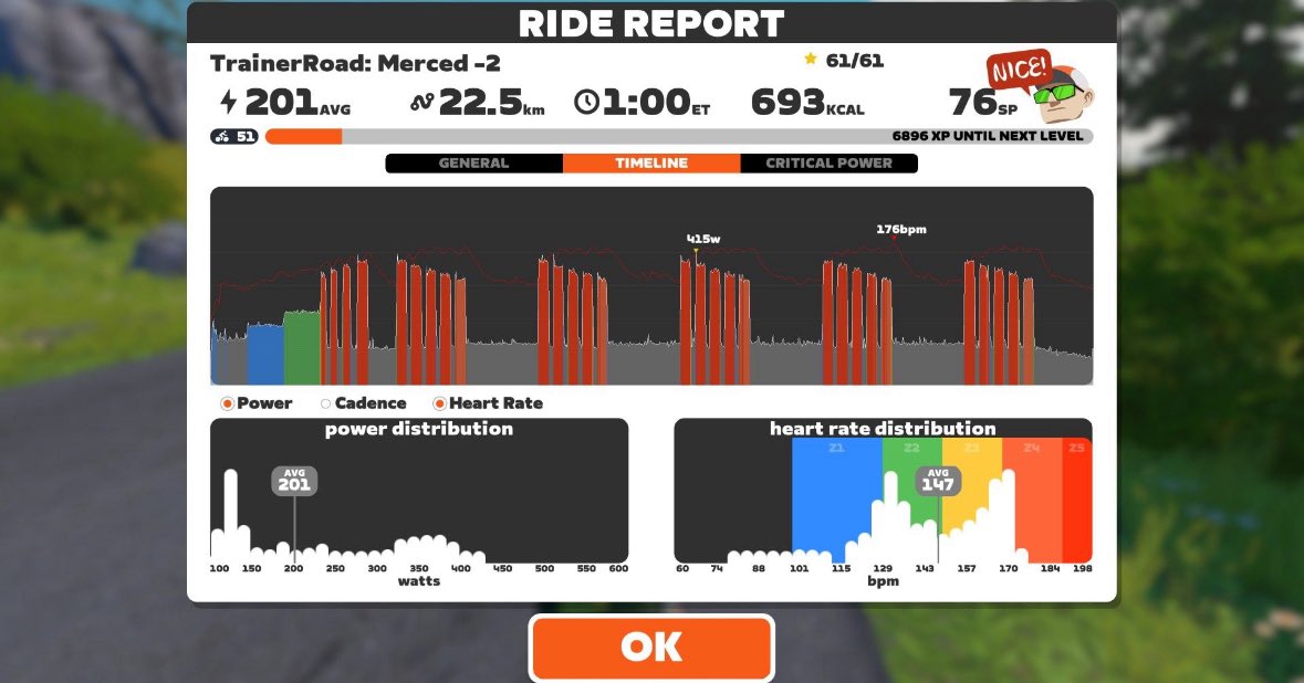 久しぶりにzwift再契約してTR連携を試してみる