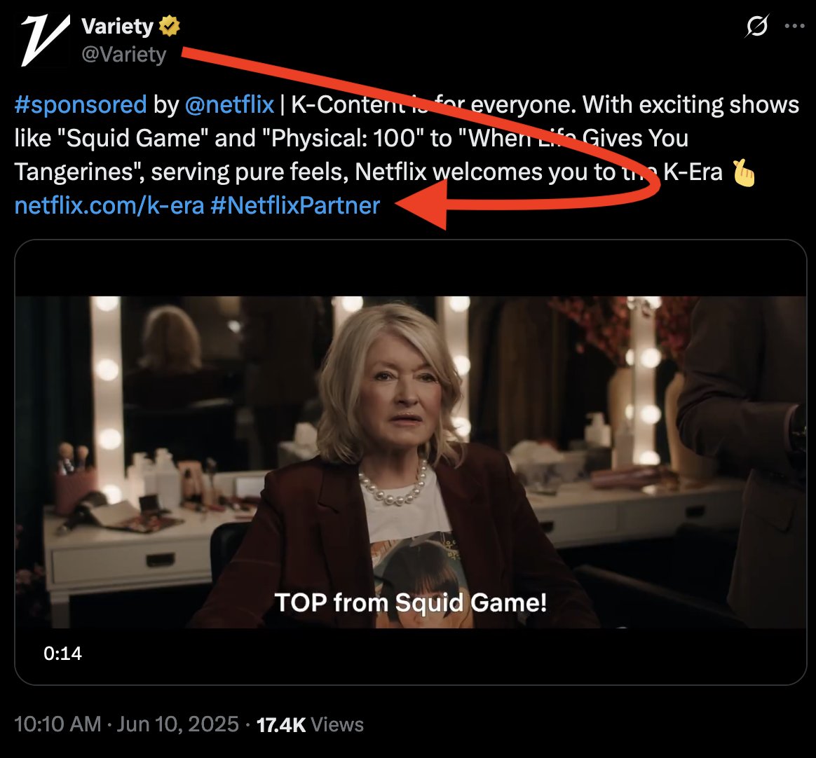 <a href="/Variety/">Variety</a> Variety has a massive conflict of interest here. Sponsored by a direct competitor of AMC.