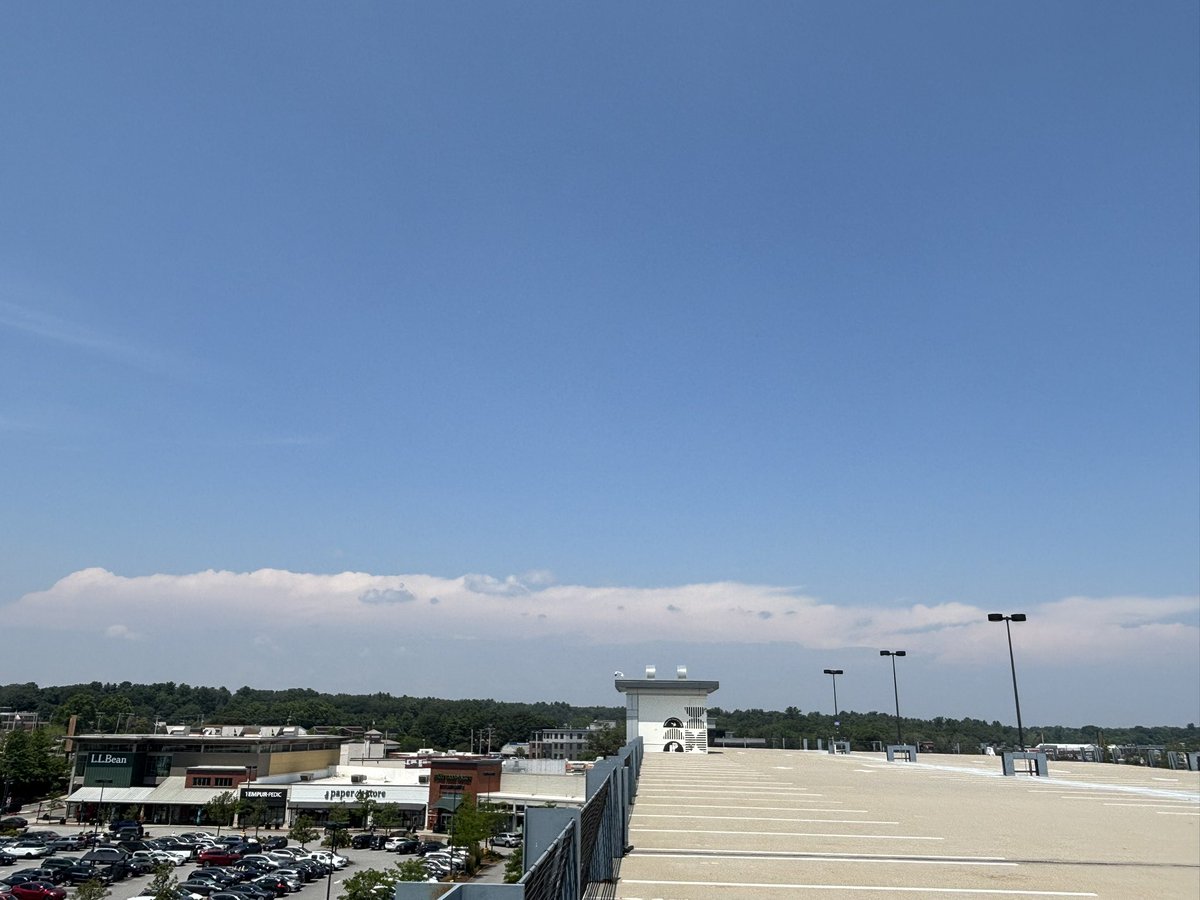 Looking N towards storms in N MA / S NH