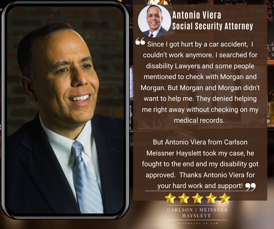 CMH_Law's tweet image. Denied by the Big Names? Don’t Give Up—We Didn’t. When Morgan &amp;amp; Morgan said no, we said, “Let’s get to work.”

#SocialSecurityDisability #SSDAppeal #DisabilityLawyerTampa #DeniedSSD #WeGotResults #TampaLawFirm #ClientTestimonial #DisabilityBenefits #SSDHelp #FloridaDisabilityLaw