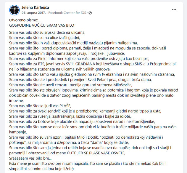 morabitizdrava's tweet photo. Оставићу ово овде, да се подсетимо.
П. С. Како сам знала онда да треба да скриншотујем ово https://t.co/DY6T106eJe