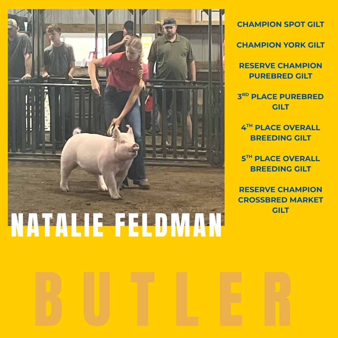 2025 Butler County Fair Results 🏆