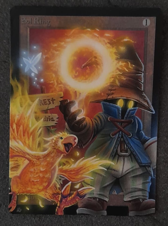 Today, I launched the first alter drop in partnership with Anders Schmidt of AS Alters. This Insane UNL altered sol ring. 

Posted to my server a week ahead of the public. It sold in 8 minutes.

Generational talent. Make sure you tap in for your shot at whatever comes next!