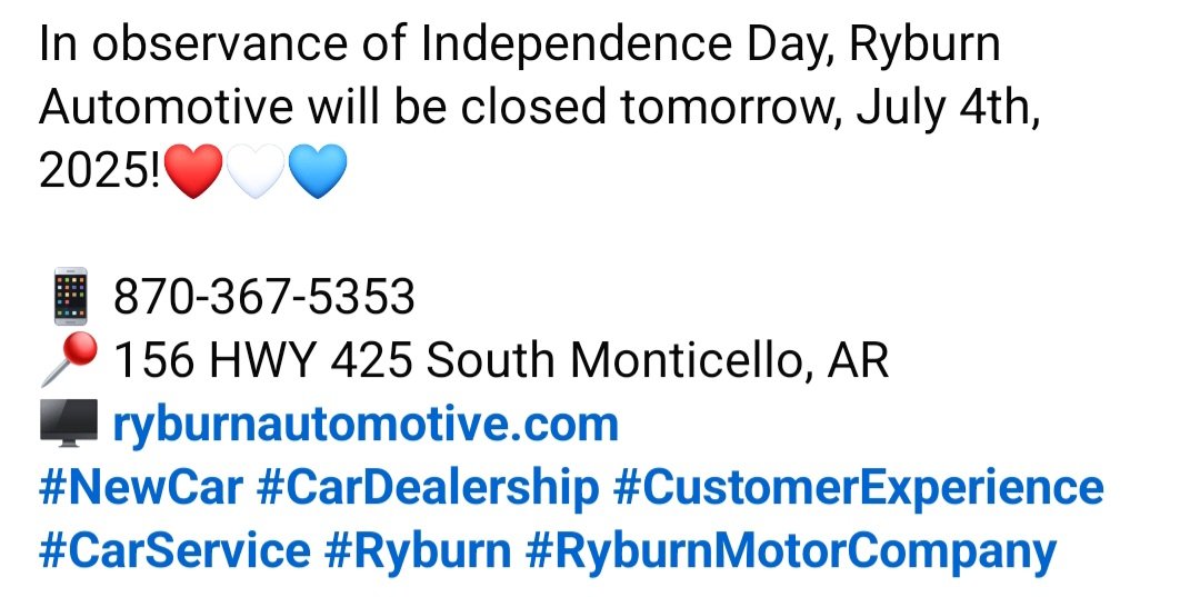 RyburnToyota's tweet photo. https://t.co/Tpj3bfcreN