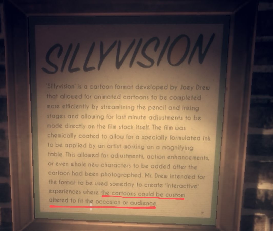 MikaelaHobart's tweet photo. Theory: Riley & Guffie are editing the Ink World by telling/to tell us Boris' story. Also, Riley made the game board (similar look to D&ID, just much messier/hastier), Guffie made the game pieces (dif art style from D&ID/#BINR).
#Bendy #BendyLoneWolf #BSOTM #BATDR #BendySpoilers https://t.co/3kDZrTakaD