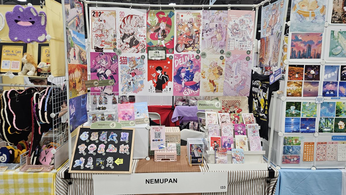 nemupanart's tweet image. Anime Expo day 1! ✨️✨️✨️ See you at artist alley I33!
Also please remember that cash is preferred! 🙏 💵✨️
#AnimeExpo2025 #animeexpo #animeexpoartistalley