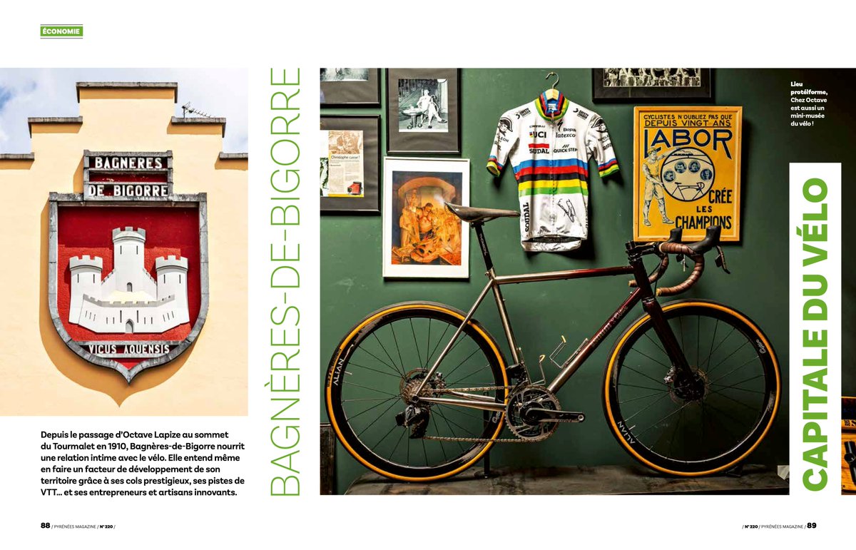 #Publication

Et si Bagnères-de-Bigorre était la capitale pyrénéenne du vélo ?
- 
Un sujet à retrouver dans #PyrénéesMagazine, dès aujourd’hui.
-
#Velo #TourDeFrance #Economie #Pyrenees #Bagneres
📸 Jc Milhet / #HansLucas