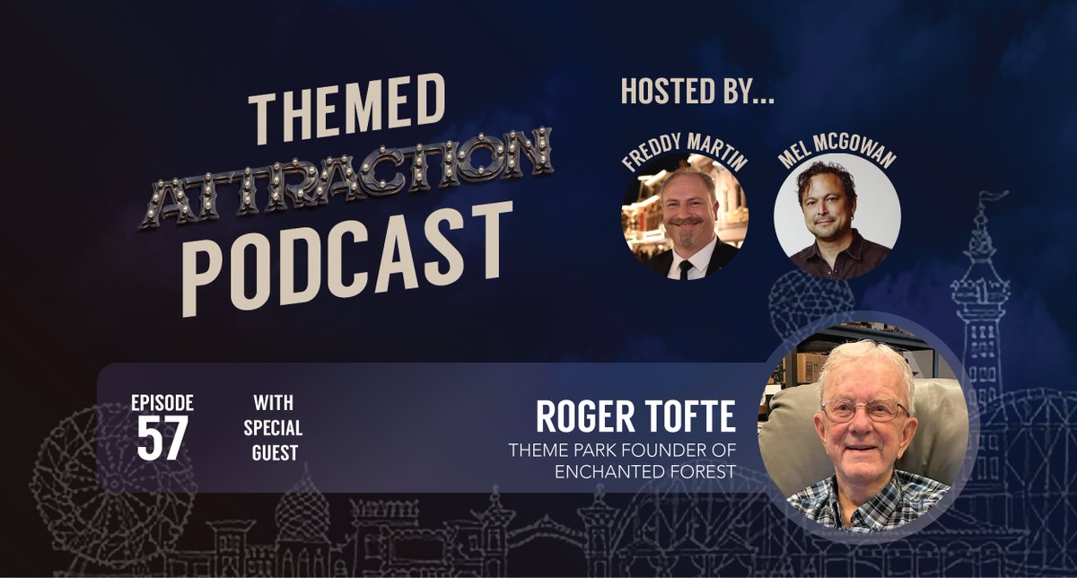 🎧 New Themed Attraction Podcast with guest Roger Tofte, legendary founder of Oregon’s Enchanted Forest! 🌲✨ He created a whimsical wonderland by hand—enchanted generations. 📖💭

Don’t miss this inspiring tale of imagination and perseverance! 🏰🛠️

🔗 hubs.la/Q03vPxhr0