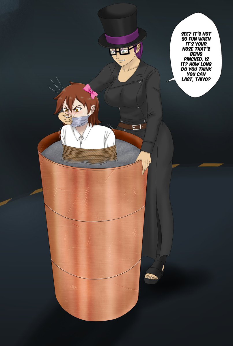 Theresa got her revenge on Taiyo! Taiyo must suffer the same fate now &gt;:3 This drawing is just incredible!! Thanks you very much <a href="/trishula97/">Trishula97</a> !! 🥰