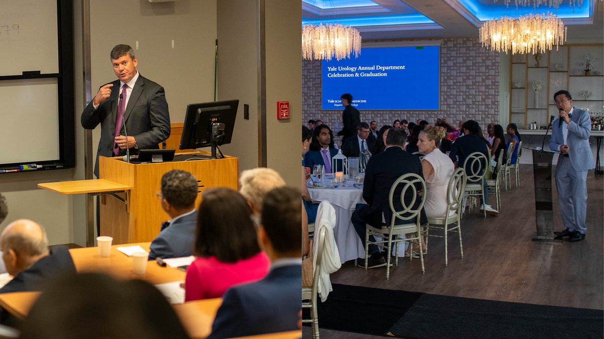 Yale Urology (@yale_urology) on Twitter photo Our 2025 Bernard Lytton Visiting Professor and Graduation Day featured resident research and debates, a keynote from our visiting professor, Christopher Gonzalez, MD, MBA, and many awards.
Glance at the photos for a full recap ➡️medicine.yale.edu/urology/news-a…
<a href="/LoyolaMedMD/">Loyola Medicine MD</a> | <a href="/YaleMed/">Yale School of Medicine</a> Our 2025 Bernard Lytton Visiting Professor and Graduation Day featured resident research and debates, a keynote from our visiting professor, Christopher Gonzalez, MD, MBA, and many awards.
Glance at the photos for a full recap ➡️medicine.yale.edu/urology/news-a…
<a href="/LoyolaMedMD/">Loyola Medicine MD</a> | <a href="/YaleMed/">Yale School of Medicine</a>