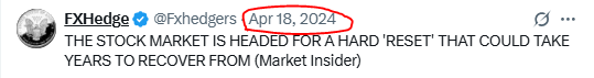Ask yourself this:

Do you know why the market was down in April of 2025, or August and April of 2024?

When thinking of whether or not a headline will impact markets, I break it down into 3 key questions: 

- Have we seen this news already? Why would missile strike headlines