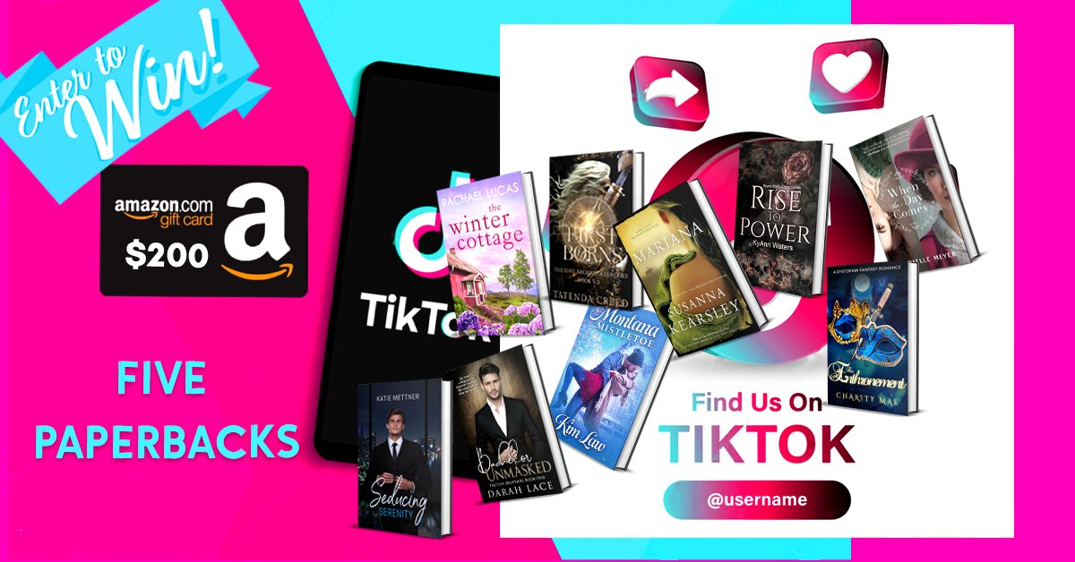🔔📣LET'S BOOKTOK‼️
📚🍂We’re giving away a $200 Amazon Gift Card to one lucky reader🔥❤️For your chance to win, enter our giveaway❤️🔥
bookthrone.com/july-tiktok-gi…

#bookthrone #Tiktok #booktok #bookstagram #bookstagrammers #tiktokviral #bookish #indieauthorsunited #giveaway