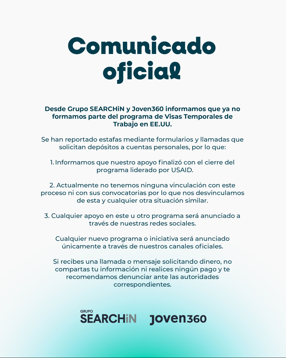 Comunicado oficial. 🚨Jueves 3 de julio 2025.