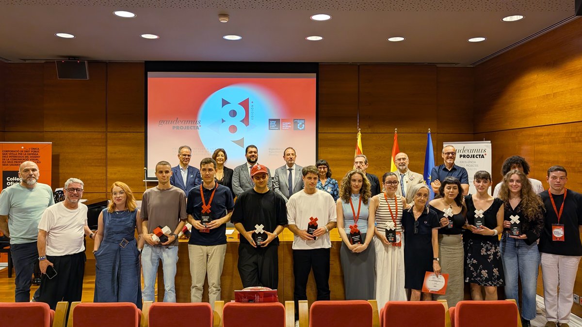 🔥 Fa una setmana, vam celebrar la 8a edició dels #gaudeamusPROJECTA 

Una jornada plena d’emoció, reconeixement i compromís professional, amb el talent jove del disseny com a protagonista.   

👉 Llegeix la crònica completa aquí: bit.ly/44wkdni

#codgc