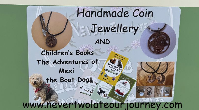 NeverTwoLate1's tweet photo. Weβre trading at Fradley Junction this Sat & Sun!
Find us just past the swing bridge on the Coventry Canal.
Open 10:30β4.
π Coin jewellery by Steve
π Books by Maxine β Mexi the Boat Dog & recipes!
#FradleyJunction #BoatLifeUK #HandmadeJewellery #SupportSmallBusiness https://t.co/FsgmNorhF5