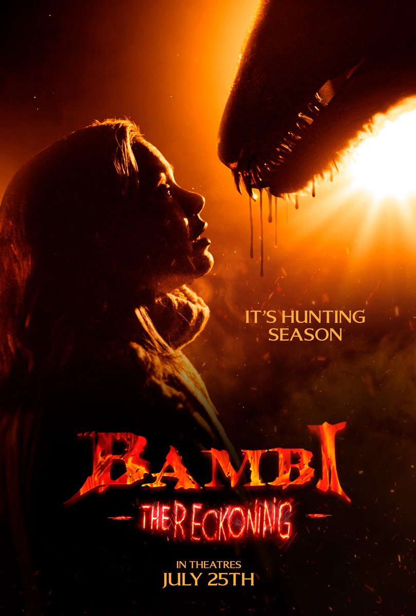 Bambi_horror's tweet image. Deer vs. Prey
#BambiTheReckoning is only in theaters July 25.
