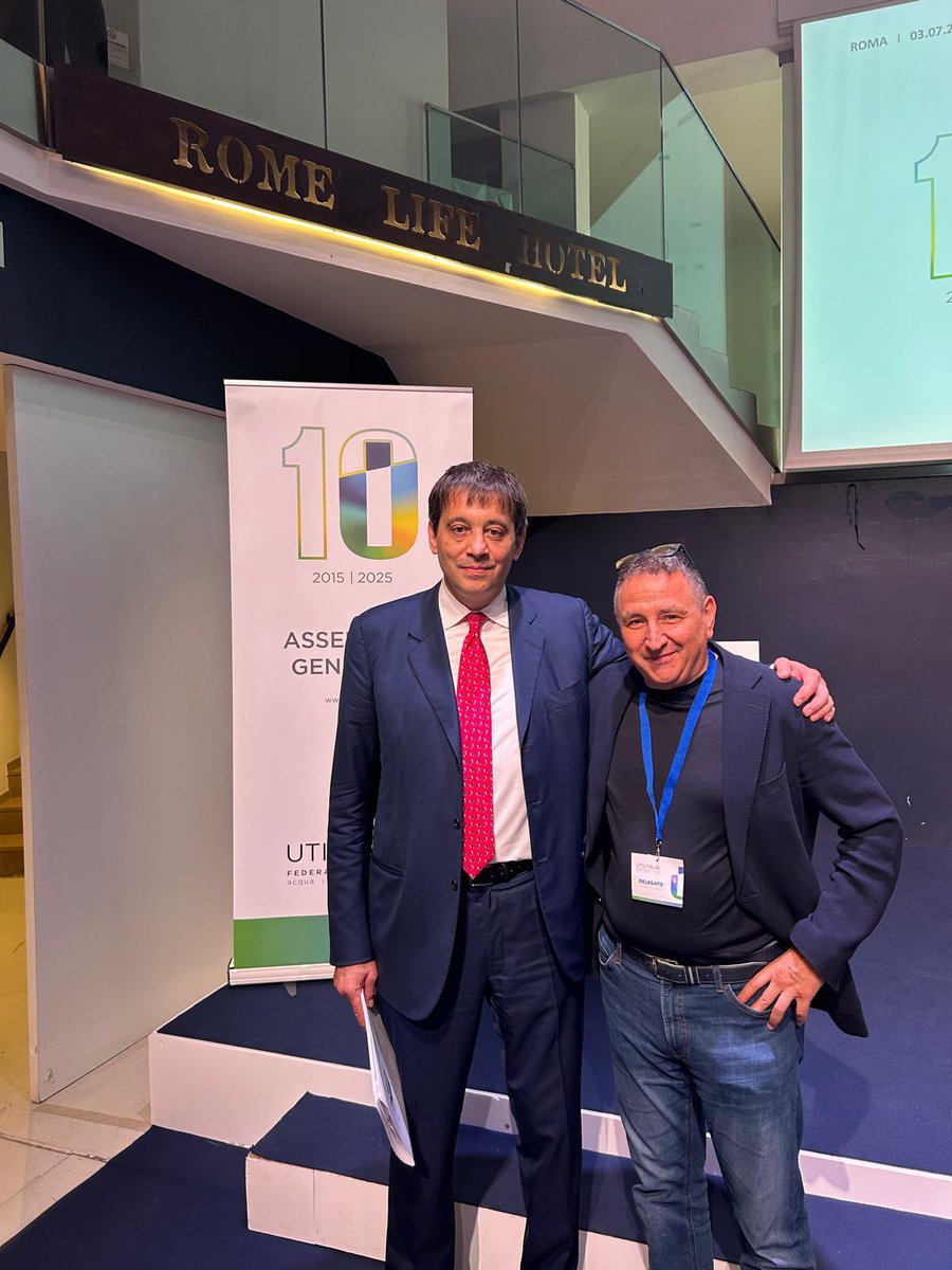 Acquedotto Lucano (@acquedottolucan) on Twitter photo Grazie Pres. Brandolini, per lo straordinario contributo alla guida di @Utilitalia. La tua visione innovativa ha dato impulso allo sviluppo del settore idrico.
I risultati raggiunti in #Basilicata da <a href="/AcquedottoLucan/">Acquedotto Lucano</a> sono anche merito tuo
Auguri per il futuro!
✍️Alfonso Andretta Grazie Pres. Brandolini, per lo straordinario contributo alla guida di @Utilitalia. La tua visione innovativa ha dato impulso allo sviluppo del settore idrico.
I risultati raggiunti in #Basilicata da <a href="/AcquedottoLucan/">Acquedotto Lucano</a> sono anche merito tuo
Auguri per il futuro!
✍️Alfonso Andretta