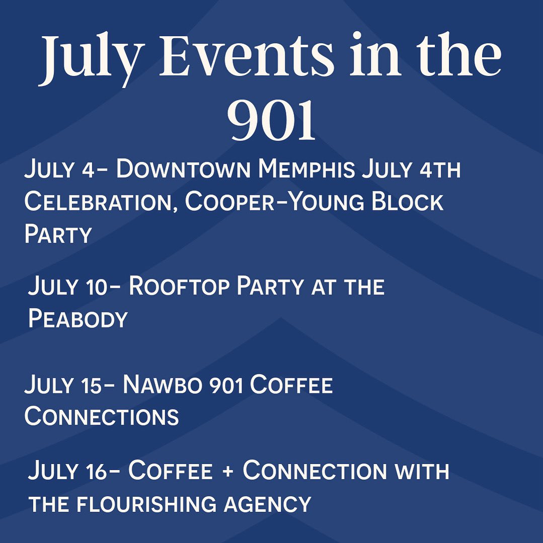 cfcreative901's tweet image. Nothing beats Memphis in the summer time, and there are plenty of things to celebrate this month. 

Check out these summer happenings around the city, kicking off with tomorrow’s Fourth of July festivities. 

Visit @ilovememphis for more details and events. 🎆