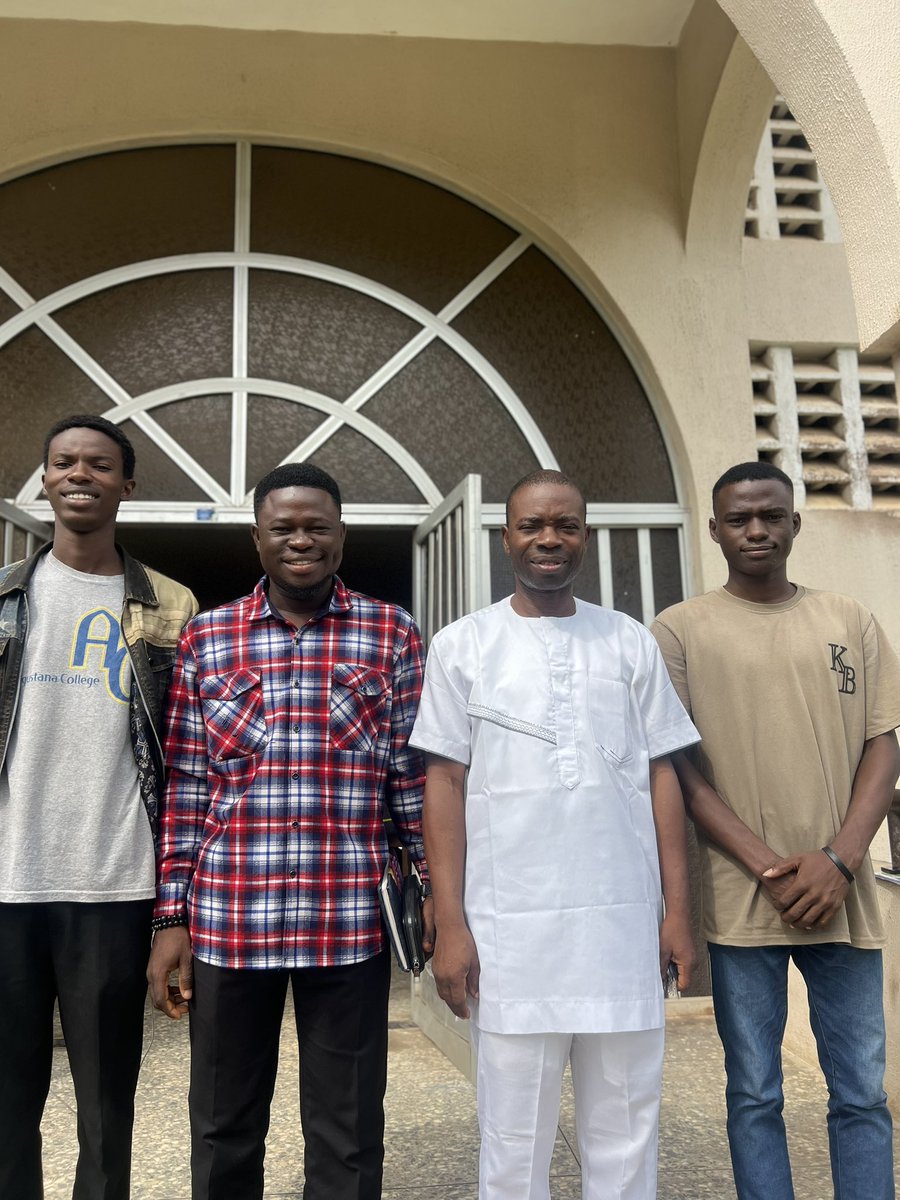 _LEKKYJOE's tweet image. Today, I Led the Student Union executives on a courtesy visit to Prof. Emmanuel Fakoya, Dean of COLAMRUD.
This visit marks a significant step in strengthening the relationship between the student union government and the administration of COLAMRUD.