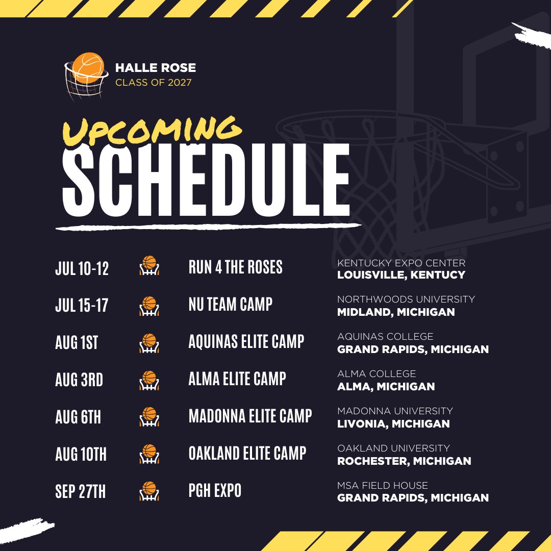 Mid summer schedule. 🏀 <a href="/GrindLakesGrind/">Great Lakes Grind Basketball</a> <a href="/TeamMTEBBall/">Team M.T.E</a> <a href="/JMcMurren00/">Justin McMurren</a> <a href="/tccwbb/">TCCWBB</a>  <a href="/CoachEvanBell/">Evan Bell</a> <a href="/MichHSBball/">Mich HS Bball</a> <a href="/CoachJobey/">Coach Obey</a> <a href="/CoachSStormont/">Sami Stormont</a> <a href="/AQWBB/">AQ Women's BBall</a> <a href="/OaklandWBBall/">Oakland Women's Basketball</a> <a href="/PGHMichigan/">Prep Girls Hoops Michigan</a>