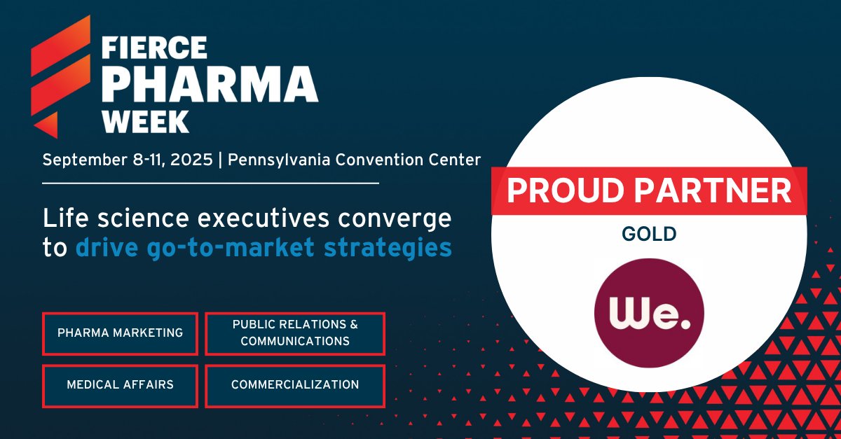 Thrilled to welcome <a href="/Within3/">Within3</a>, <a href="/WEcomms/">We. Communications</a>, and <a href="/ixlayer/">Igor Malygin</a> as Gold Partners for #FiercePharmaWeek!

Join us Sept 8–11 at the Pennsylvania Convention Center to connect with leaders in marketing, comms, medical affairs &amp; commercialization.

Learn more: loom.ly/j5Bla2U