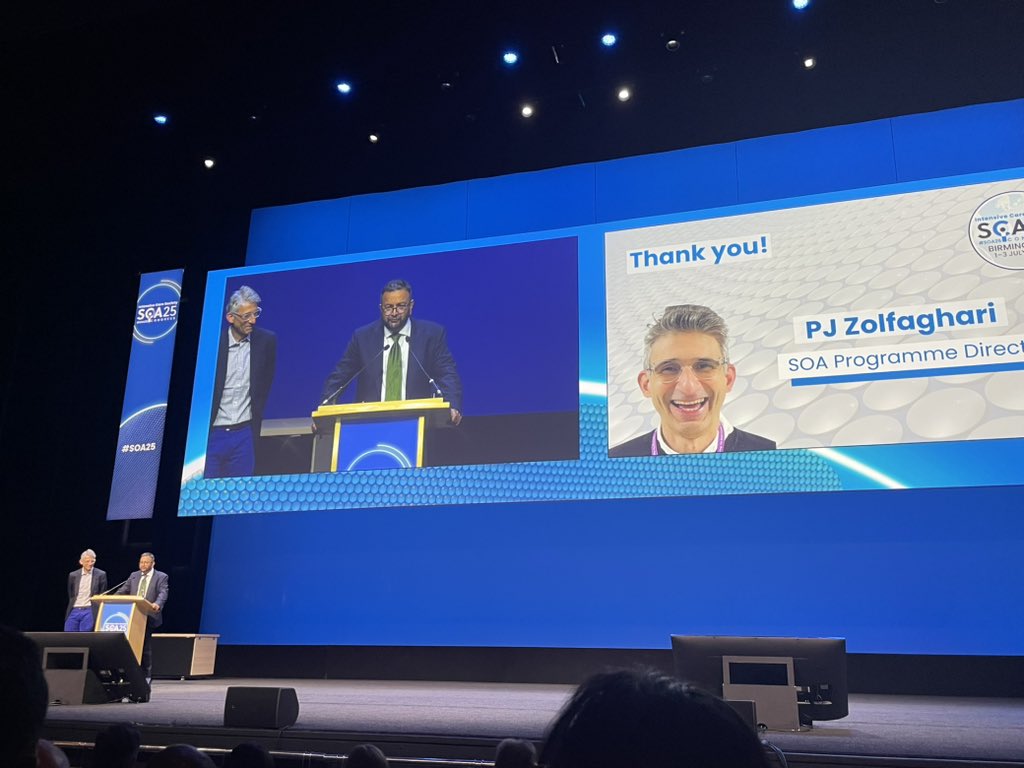 SharonBarker84's tweet image. #SOA25 this year’s takeaways!
Communication & Collaboration are vital
Education is a must
Individualise care
Small changes can make a difference
Patients are central in their stories & this extends beyond ICU!
Critical care leaves a legacy so whats it going to be for your patient