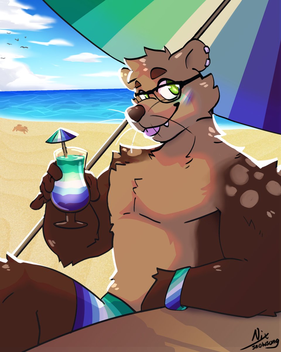 NixSnowsong's tweet image. 2025 Pride YCH for Noko!