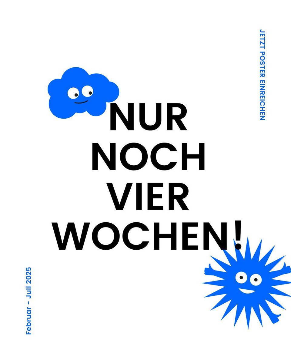 Mach noch schnell mit bei unserem Posterwettbewerb! Reiche jetzt dein #Poster für #Demokratie und #Vielfalt ein 📮 Teilnahme hier: buff.ly/c8Uv46F  

#designdemocracy #grafikdesign #grafik #design #kommunikationsdesign #poster #designmatters #change #bethechange
