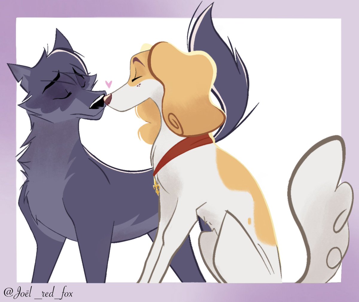 So here is a gift for <a href="/Miyakuli/">♡*✲*Miyakuli*✲ﾟ*♡</a> it's a drawing of a French series called Belfort and Lupin! And we ship these two loves and that's why I'm giving you this little gift😘
#belfort #lupin #belfortandlupin #furry