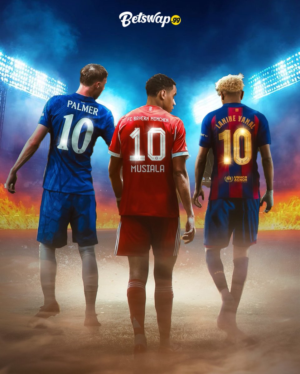 BsggDe's tweet photo. Drei neue Nummer 10. Eine heiße Saison startet 🔥
Das Spiel ist jetzt eiskalt 🥶
Wer wird der Durchbruch-Star?
#EuropäischerFußball #Nummer10 #NeueÄra #AufsteigenderStern https://t.co/IIcWYpnaev
