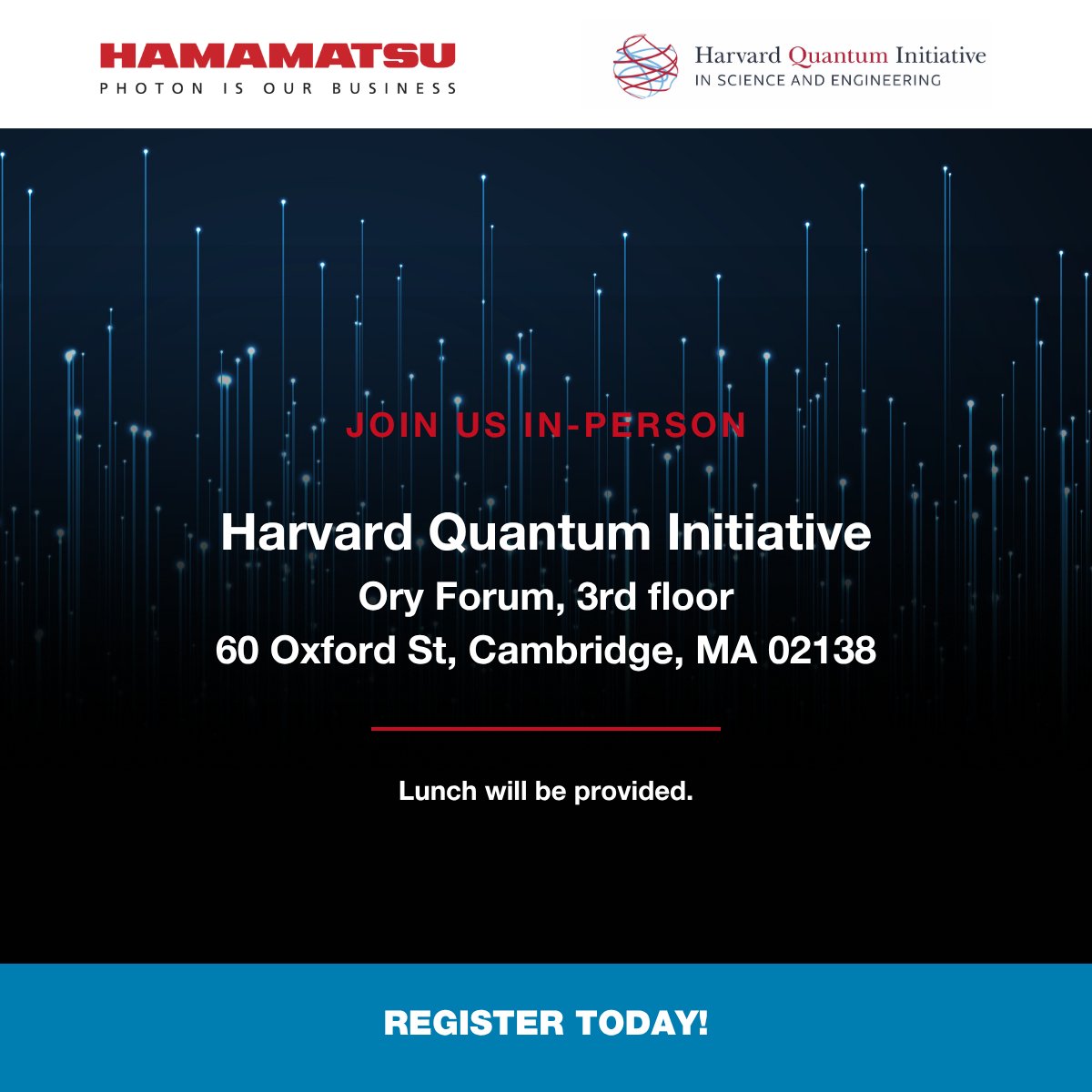 Time is running out to register for the #QuantumWorkshop at Harvard University⚛️ This is your chance to connect, learn, and shape the quantum future. 

📍Harvard Quantum Initiative 
📅 July 8th &amp; 9th  
🔗 In-person event | Registration required: ow.ly/Bfh250WgO5M