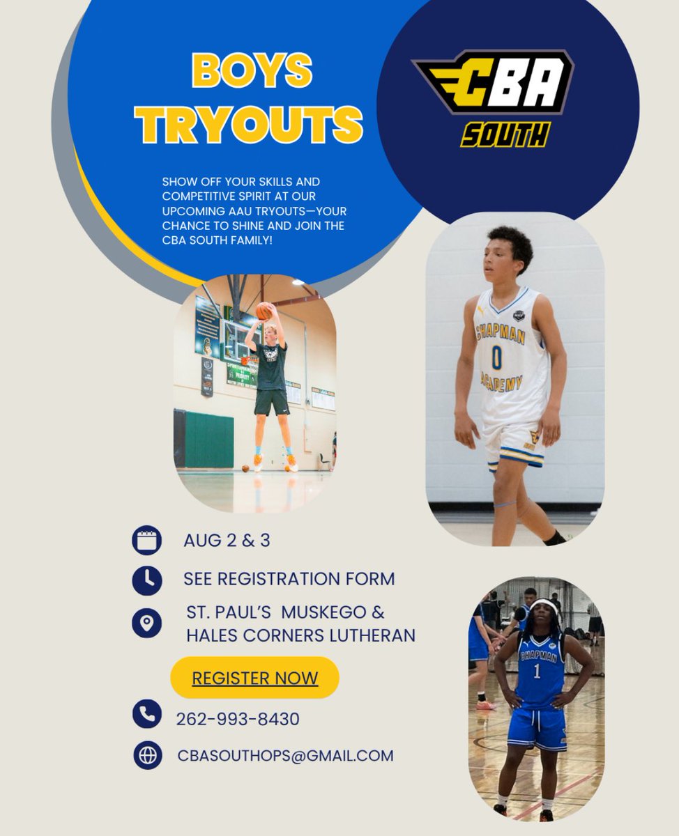 Boys AAU 2026 Tryout Information &amp; Registration: forms.gle/ARhq12AMfrjLwr…