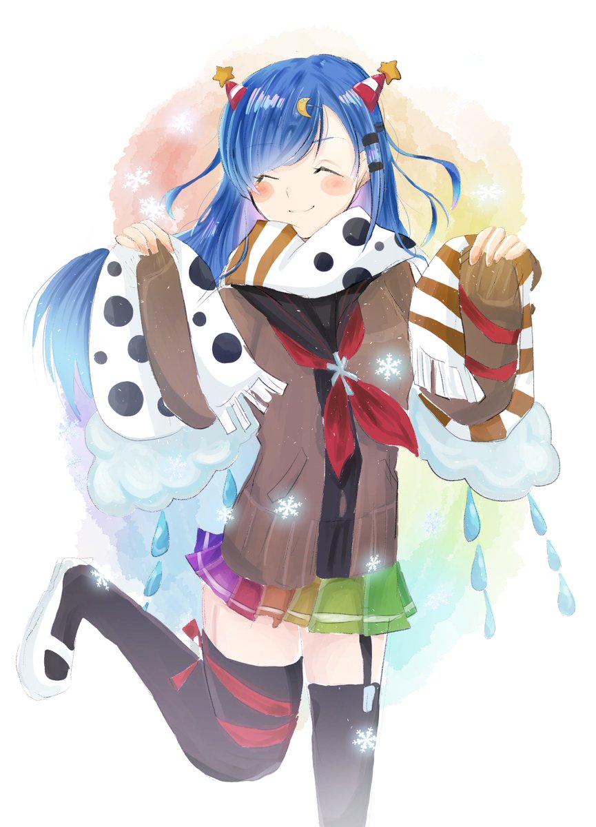pray_box's tweet image. 今日も暑いので冬の絵4枚☃️