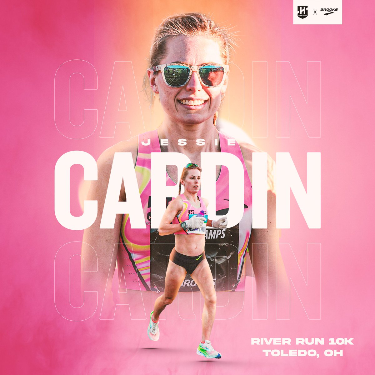 Jessie Cardin is racing Friday morning at WTOL River Run 10K in Toledo, Ohio!
Graphic:  Aaron Greb
