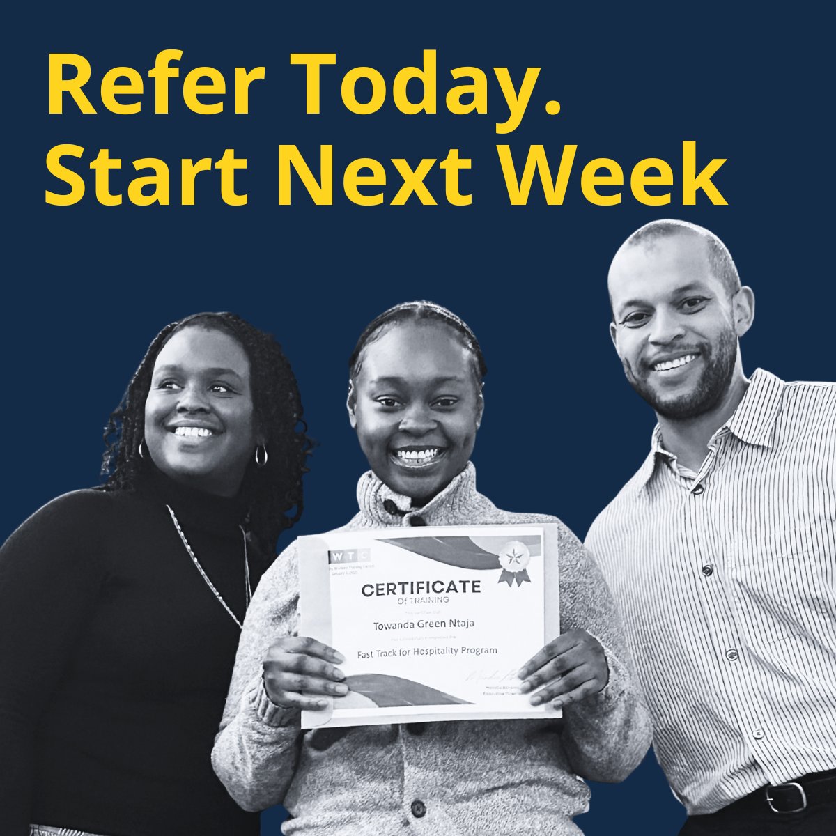 Partner agencies, got clients who've lost confidence in their job search?
Getting to YET is a free, 2-week summer program for OW/ODSP recipients with CLB 5+ English.
It builds confidence, soft skills, and job readiness.
Details: hwtc.ca/work/getting-t…