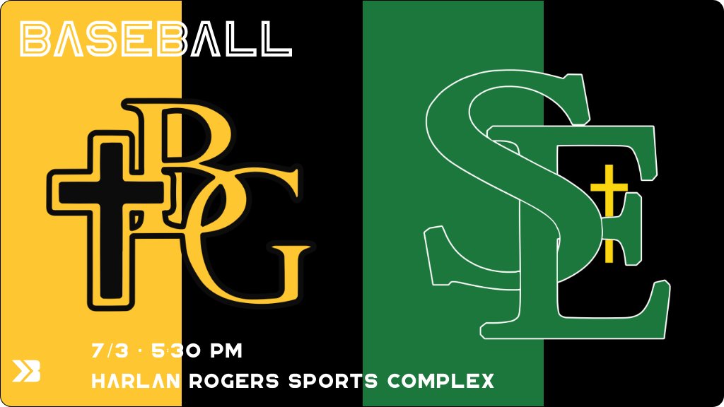 Baseball (Junior Varsity) Game Day! - Check out the event preview for the The Bishop Garrigan Golden Bears vs The St. Edmond Gaels. It starts at 5:30 PM and is at Harlan Rogers Sports Complex. gobound.com/ia/ihsaa/baseb…