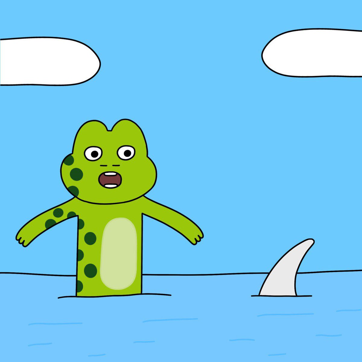 Tell the sharks I’m the #FROGGER