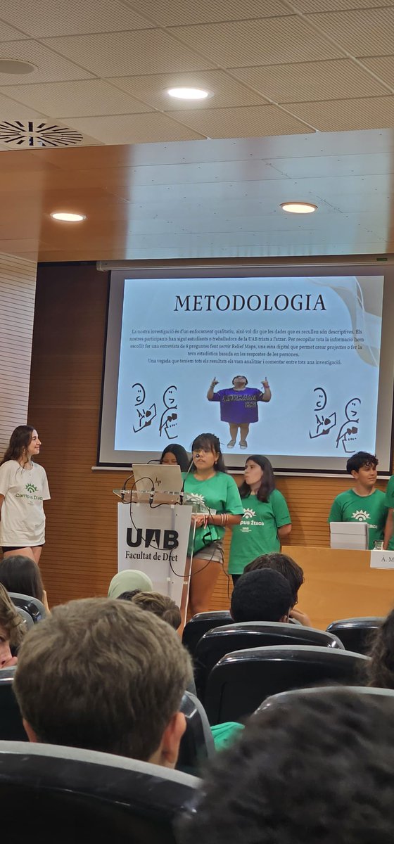 Participació dels nostres alumnes a l'edició del Campus Ítaca 2025. Participants: Leyre A., Anghelly A., Driana G., Paola G.  i Lucia P. #3esoinsforat