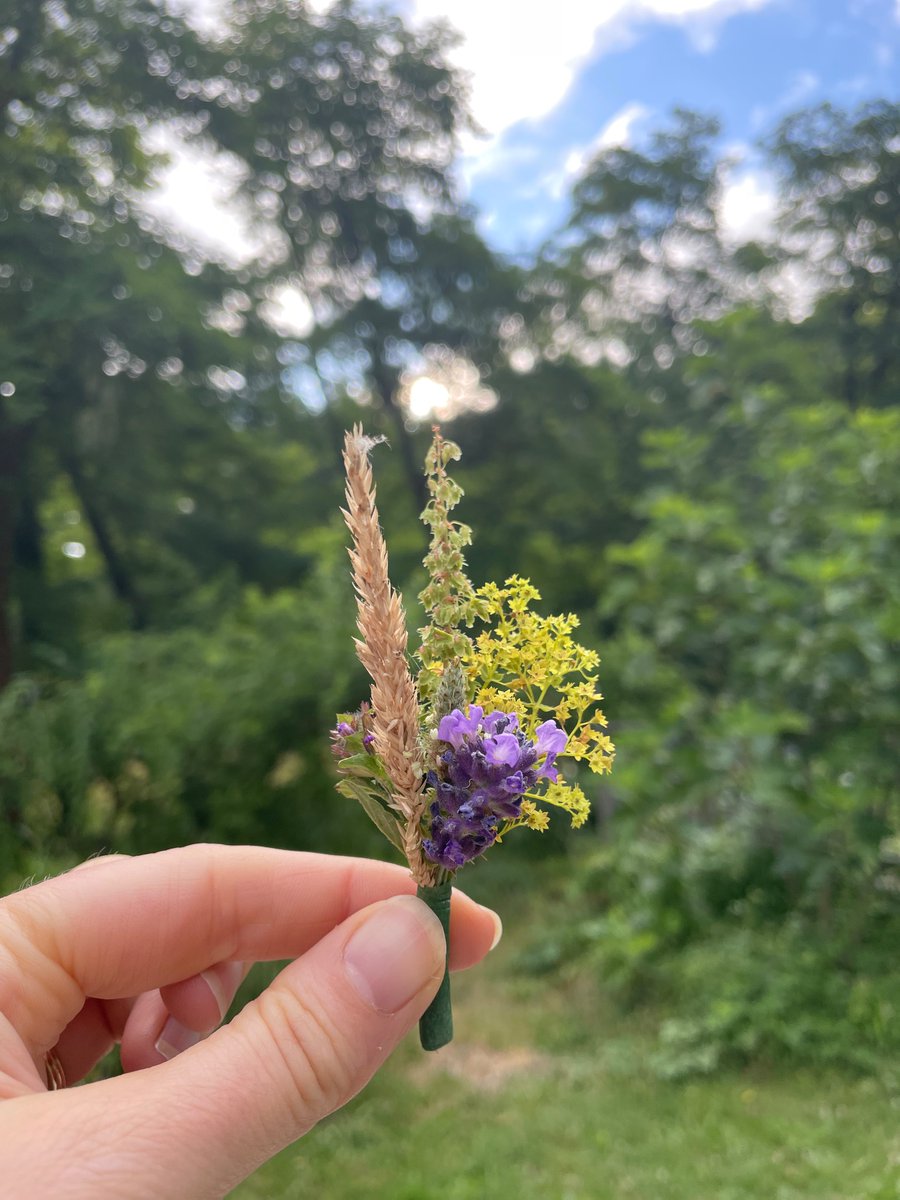 When the irresistible urge to make a tiny bouquet overtakes you during your morning cup of coffee: