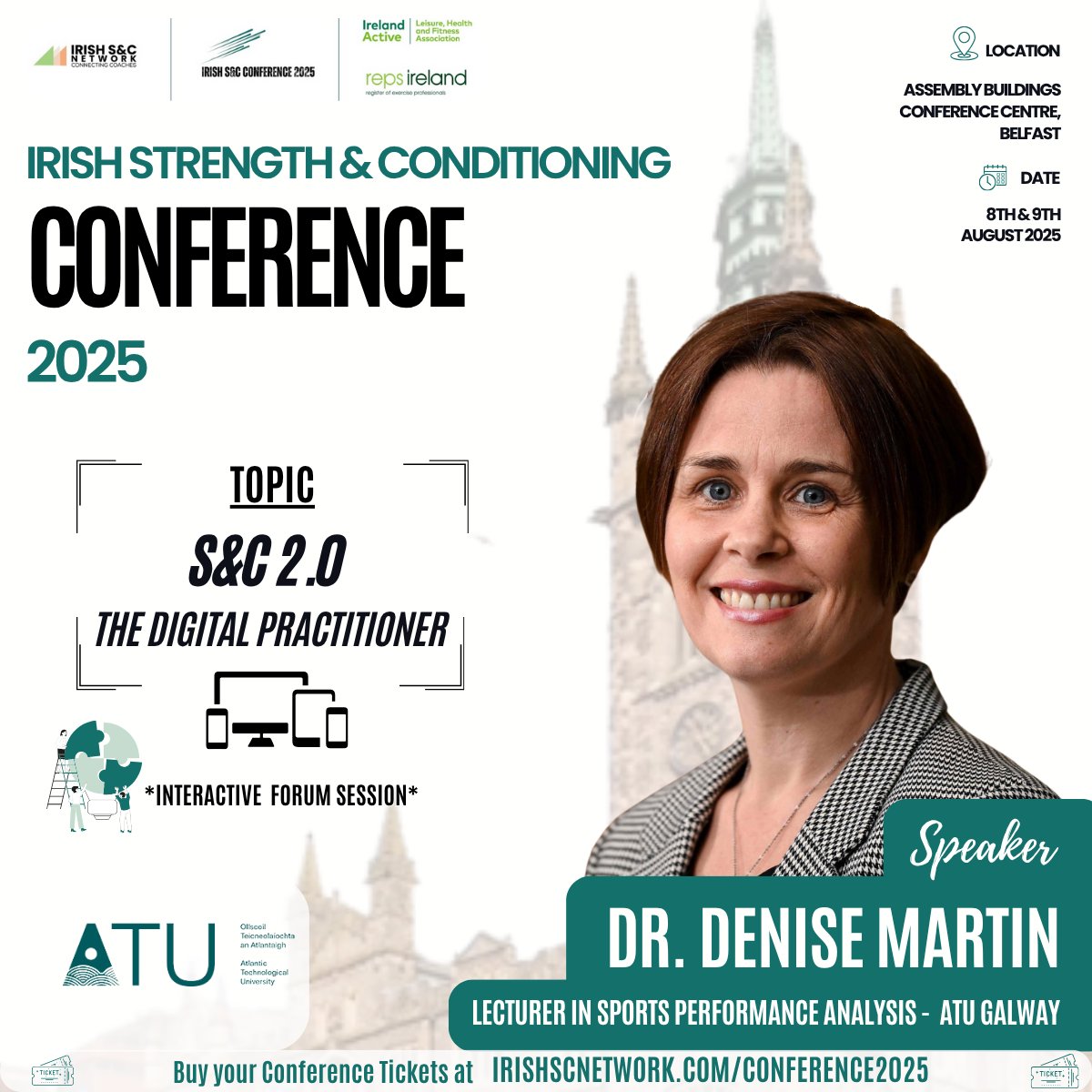 Irish Strength & Conditioning Network (@irishscnetwork) on Twitter photo ๐ค <a href="/deniseanalysis/">Denise Martin</a> is joining the 2025 Irish S&C Conference!
A leader in performance analysis, Denise has over 20 years of impact across the GAA, IRFU & Athletics Ireland, shaping elite sport through data, research & real-world delivery.
Don't miss ๐eventmaster.ie/event/w16RHPySโฆ ๐ค <a href="/deniseanalysis/">Denise Martin</a> is joining the 2025 Irish S&C Conference!
A leader in performance analysis, Denise has over 20 years of impact across the GAA, IRFU & Athletics Ireland, shaping elite sport through data, research & real-world delivery.
Don't miss ๐eventmaster.ie/event/w16RHPySโฆ
