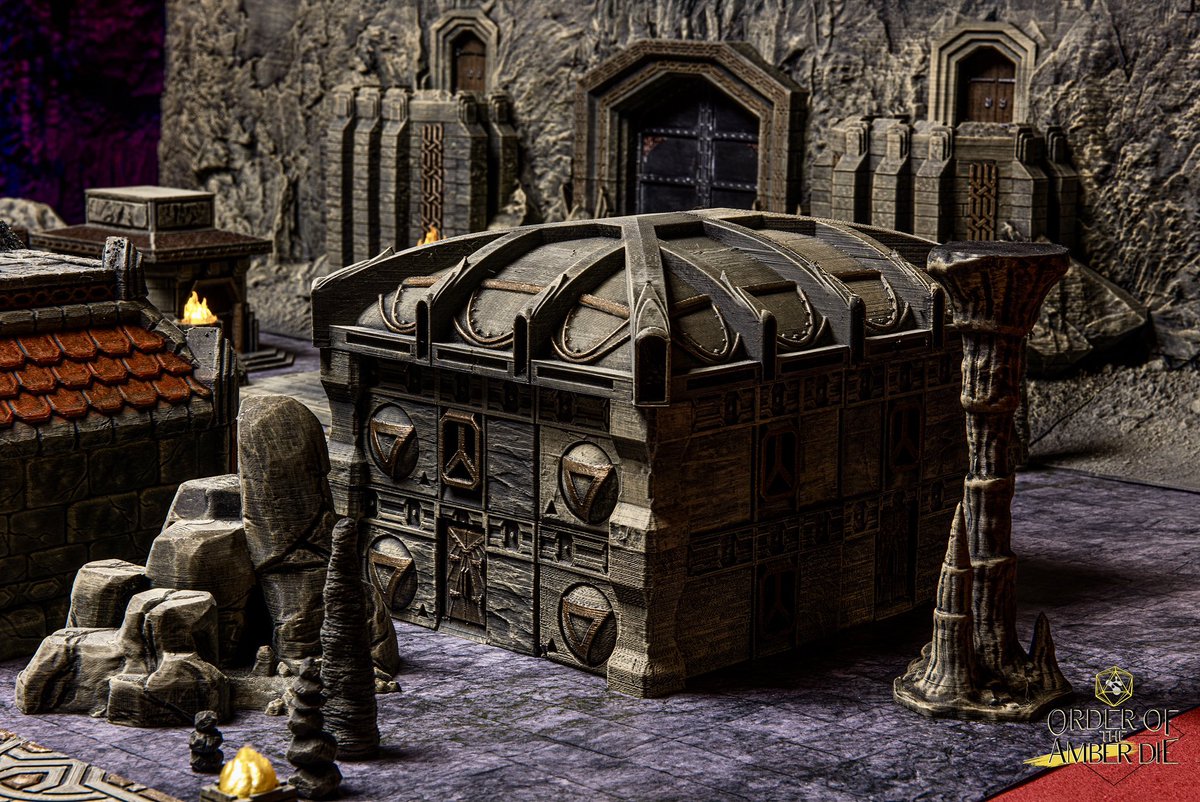 The halls of Highhelm, greatest of the dwarven sky citadels!

Our party of dwarves from Clan Firecask spent most of volume 1 of the Sky King’s Tomb Adventure Path here, wandering the city and exploring its four distinct levels. 
#pathfinder2e