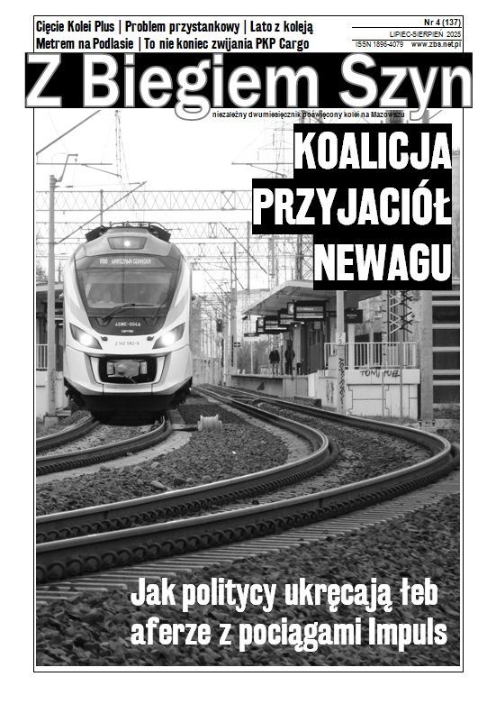 z_biegiem_szyn's tweet image. - Koalicja przyjaciół Newagu
- Cięcie Kolei Plus
- Problem przystankowy
- To nie koniec zwijania #PKPCargo
- Lato z koleją
- Metrem na Podlasie
Nowy numer @z_biegiem_szyn już dostępny: zbs.net.pl/zbs137.pdf