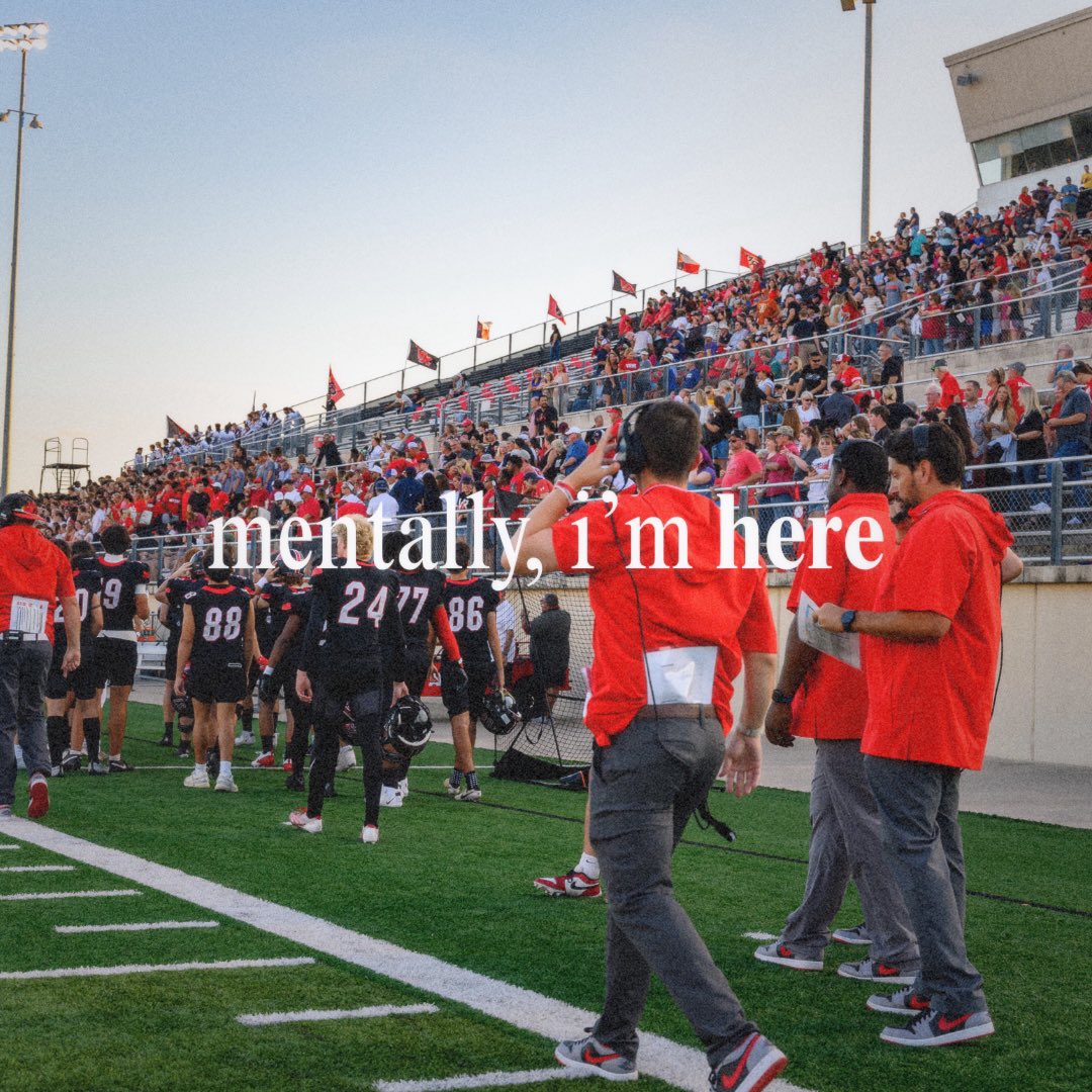 Mentally, we are here!