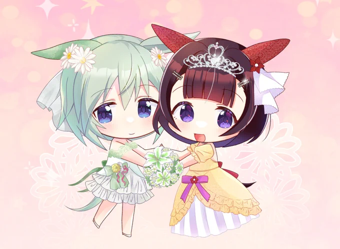 SeiunSky/NishinoFlower(FloUns)Wedding #ウマ娘 #umamusume