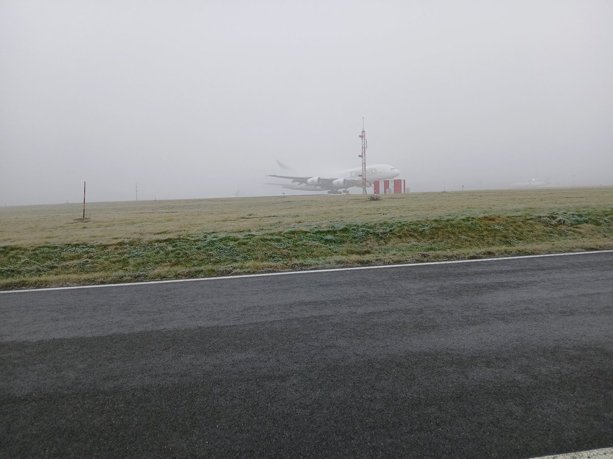 První přílet Airbusu A380 u Emirates (<a href="/emirates/">Emirates</a>) do Prahy po covidu (1. prosince 2024)